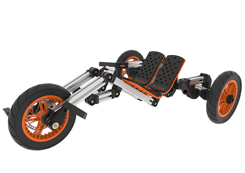 Buildable Kit 20 in 1 Kids Go Kart Set, Suitable for 1 to 8 Years Old, Two Wheel Bike, Three Wheel Bike, Most Popular L Kit (Non Electric)