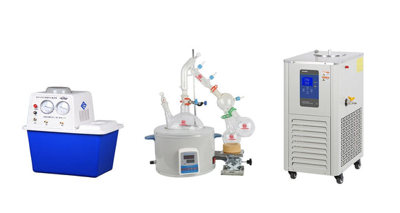 Lab Extractor Distiller 5l Short Path Unit Molecular Essential Oil Distillation Equipment