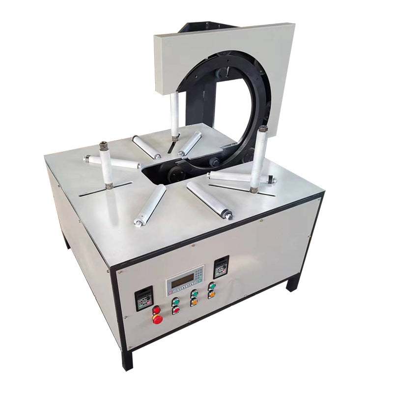 Wire And Cable Stretch Wrapping Machine , Copper Coil Steel Wire/ Tire Packing Machine