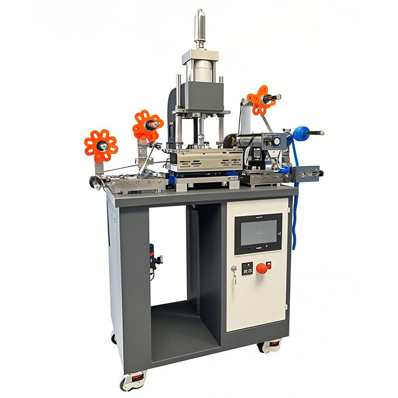 Ribbon roll hot stamping machine, Continuous ribbon rolling gilding hot stamping machine , roll to roll hot foil stamping machine
