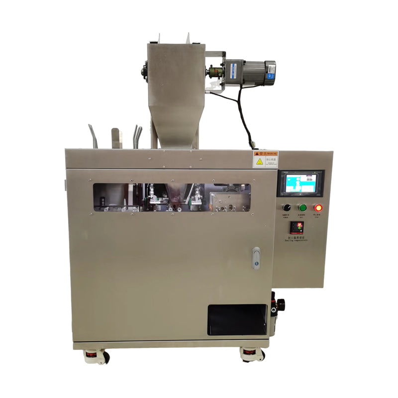 Semi-automatic Bucket Conveyor Belt Stand Up Pouch Filling And Sealing Machine, Multi-Function Bag Packing Machine