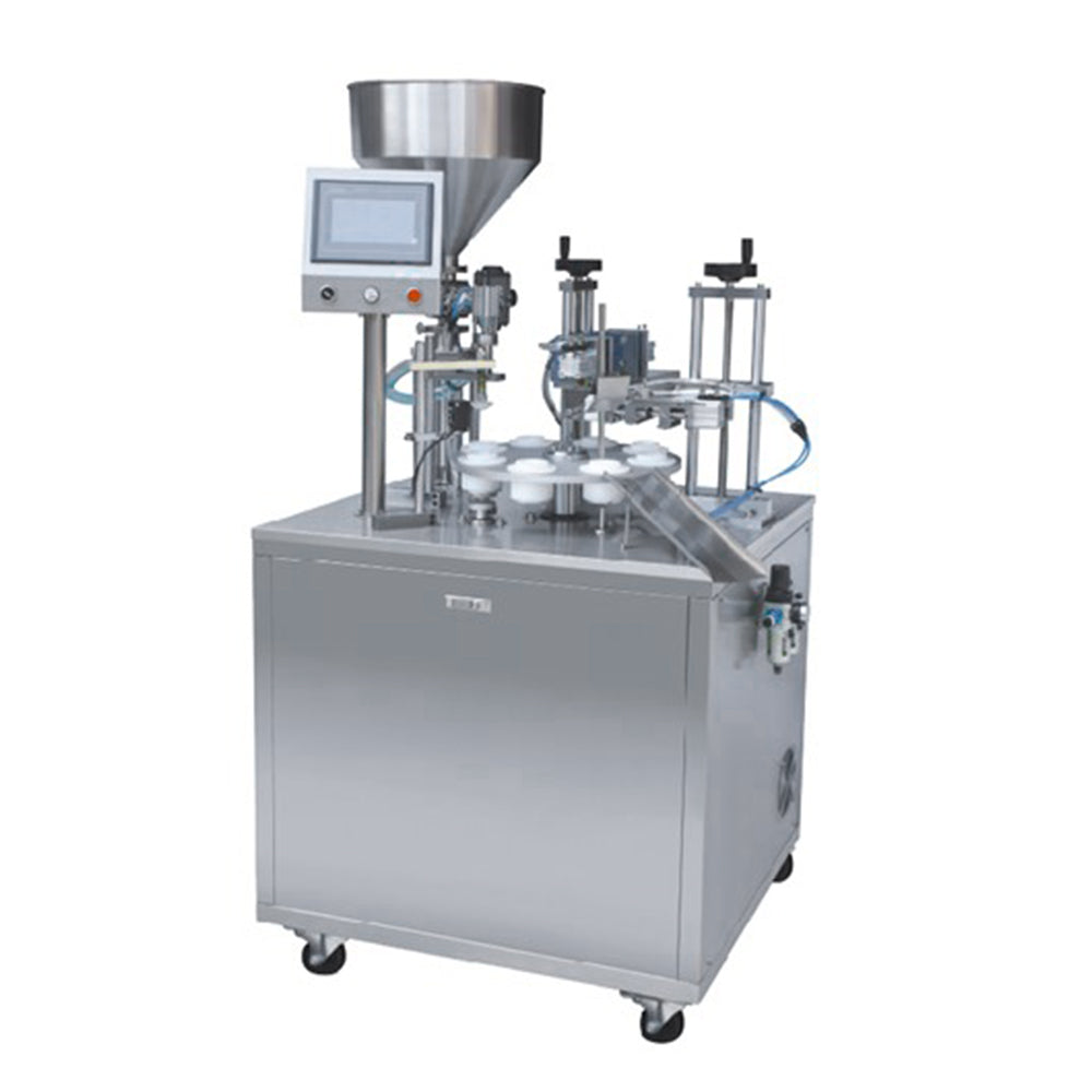 FW-006 semi automatic plastic aluminium tube filling and sealing machine for condensed milk