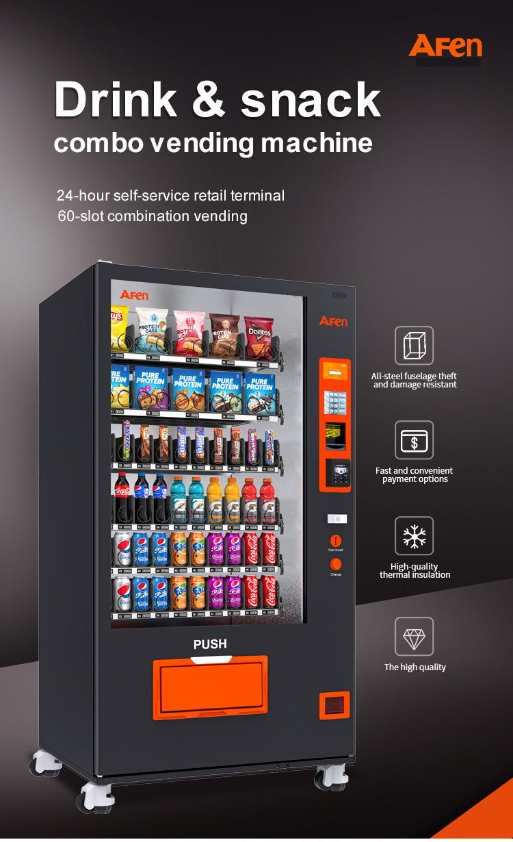 Snack & Drink Combo Vending Machine