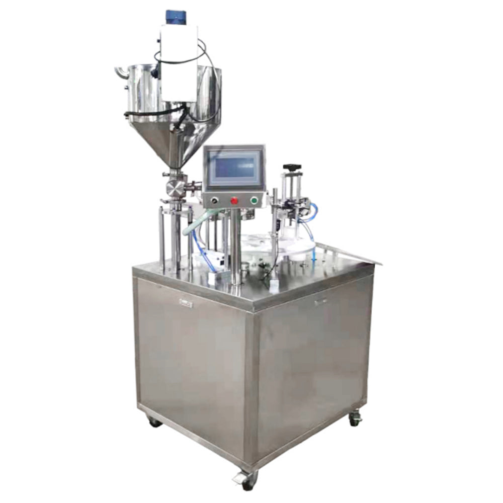 FW-006 semi automatic plastic aluminium tube filling and sealing machine for condensed milk