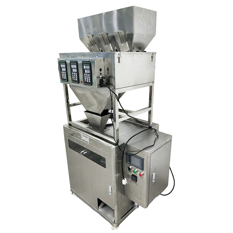 Multifunction Three-head Electronic Packing Scale Packing Machine, Granule Stand Up Pouch Filling And Sealing Machine