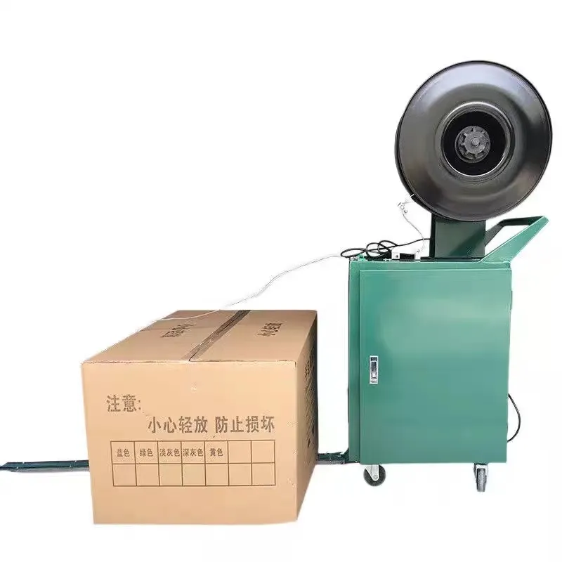 Semi automatic Single Motor PP Belt Pallet Strapping Machine,Carton Strapping Bundling Machine