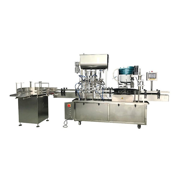 4 head automatic hand sanitizer paste filling machine line, sanitizer filling machine, capping machine, labeling machine