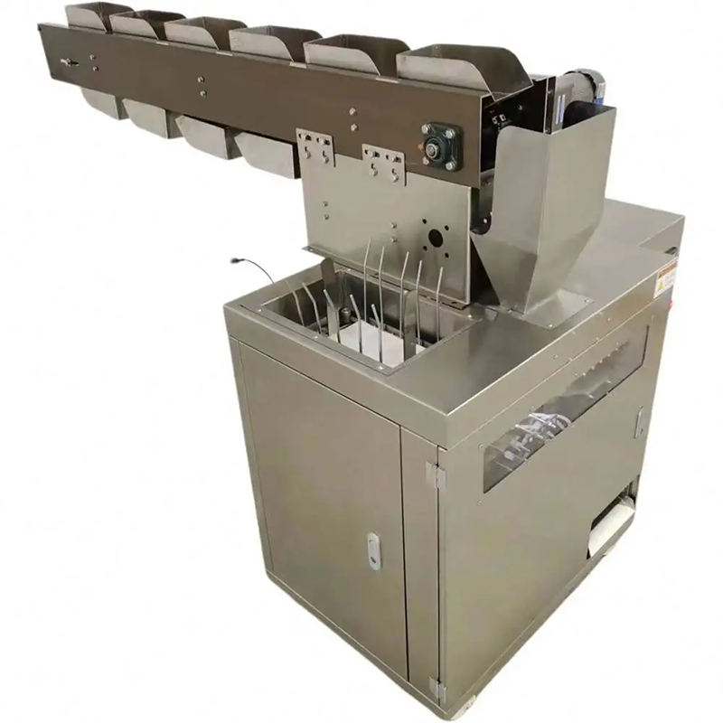 Semi-automatic Bucket Conveyor Belt Stand Up Pouch Filling And Sealing Machine, Multi-Function Bag Packing Machine