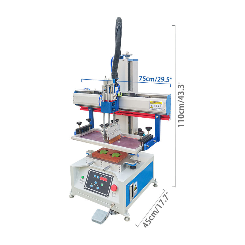 Pneumatic Desktop Flat Screen Printing Machine,Small Screen Printing Equipment For Stationery Products