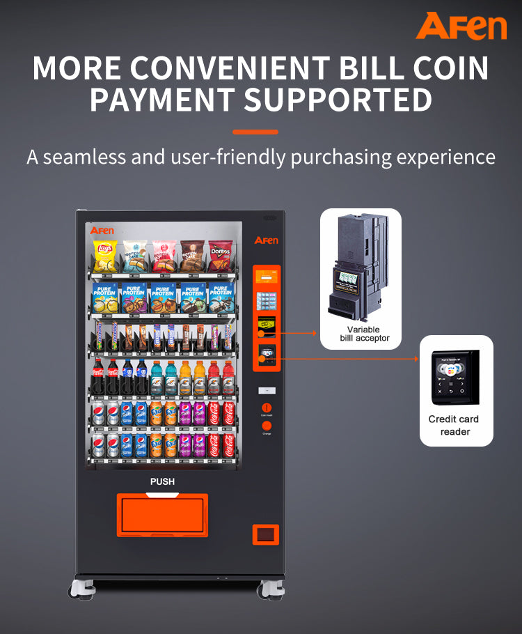 Snack & Drink Combo Vending Machine