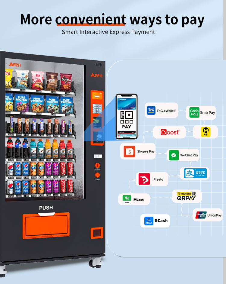 Snack & Drink Combo Vending Machine