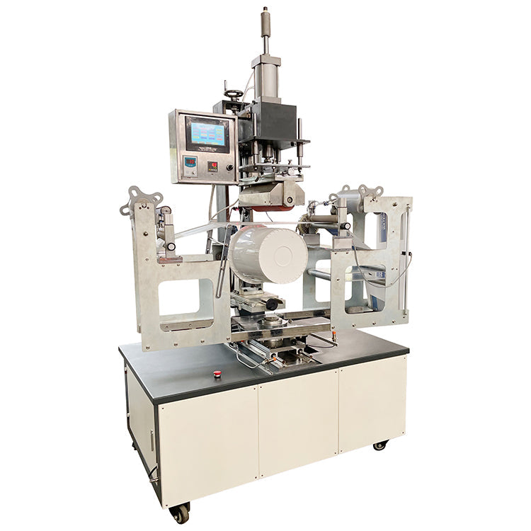 SHT-B-300 rocking heat transfer printing machine for paint bucket, CE bucket heat transfer machine