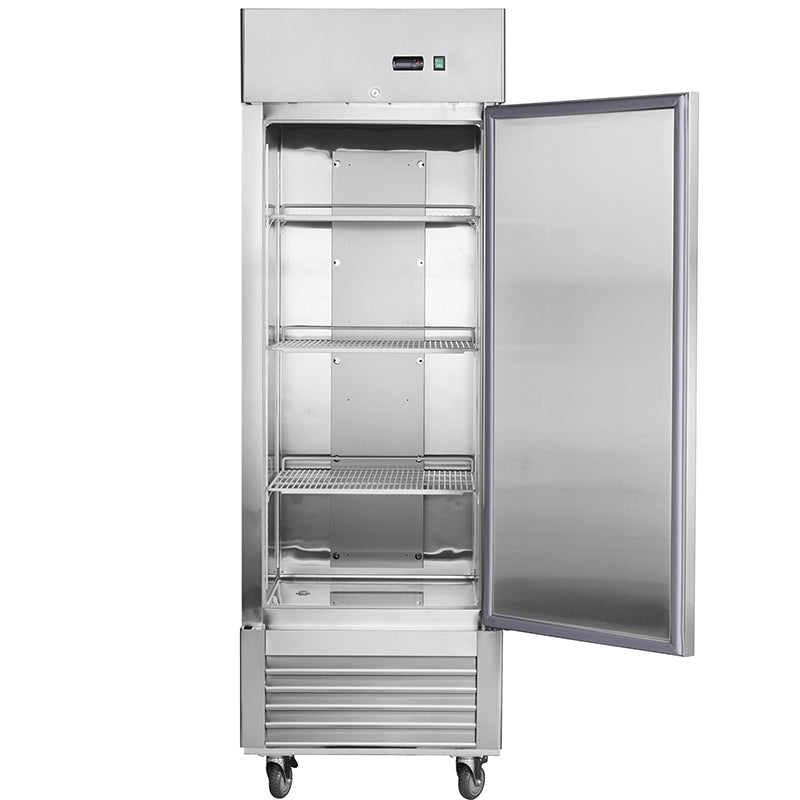 Commercial Freezer Single Solid Door 27"W Reach-in Freezer 18.68 Cu.ft. Upright Fan Cooling