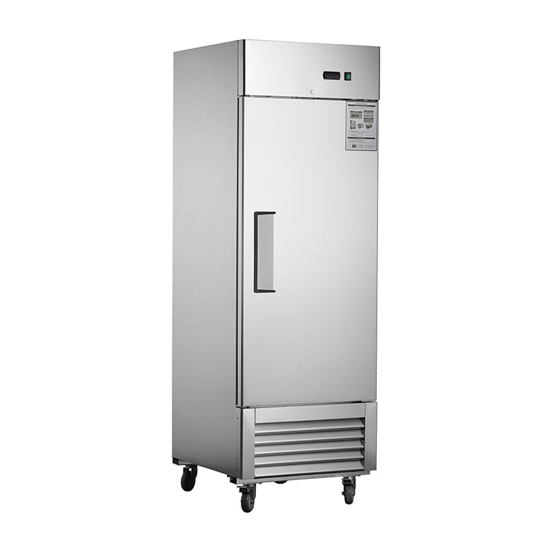 Commercial Freezer Single Solid Door 27"W Reach-in Freezer 18.68 Cu.ft. Upright Fan Cooling