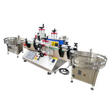 Bottle labeler, desktop automatic round bottle labeling machine for jars/vials ,small tabletop beer cans labeling machine