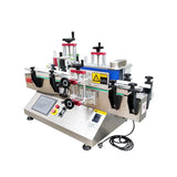 Bottle labeler, desktop automatic round bottle labeling machine for jars/vials ,small tabletop beer cans labeling machine