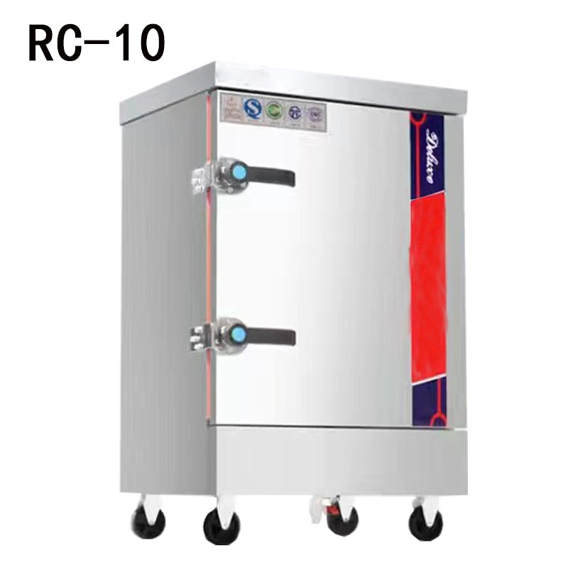 Commercial stainless steel rice steam cabinet 12 trays large capacity - CECLE Machine