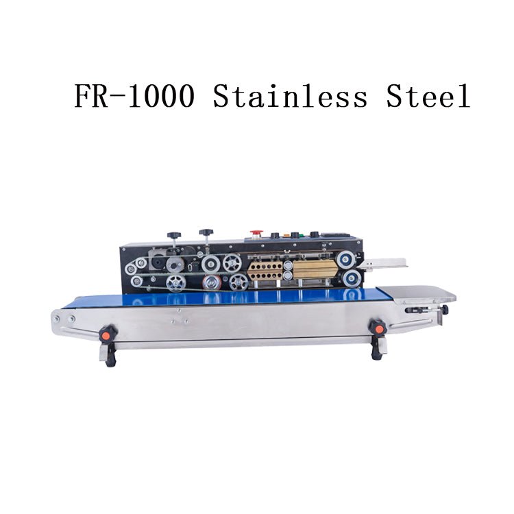 Continuous Band Sealer FR-1000 Horizontal Ink wheel Band Sealer Machine ,Band Sealing Machine For Plastic Bag - CECLE Machine