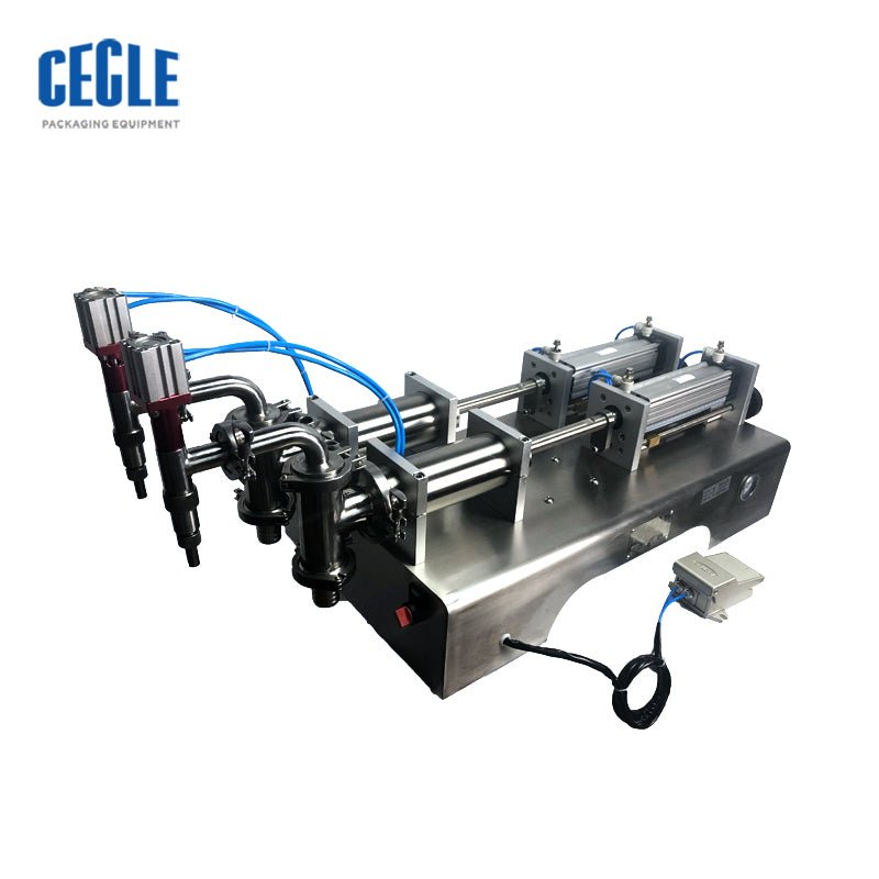 DF2 two heads alcohol liquid and disinfectant filling machine - CECLE Machine