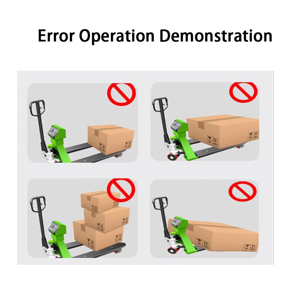 Electronic Scale Manual Pallet Jacks Trolley Hand Pallet Truck - CECLE Machine