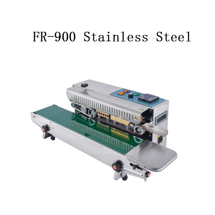 fr 900 continuous band sealer bag sealing machine ,continous band sealer plastic bags,vertical band sealer machine