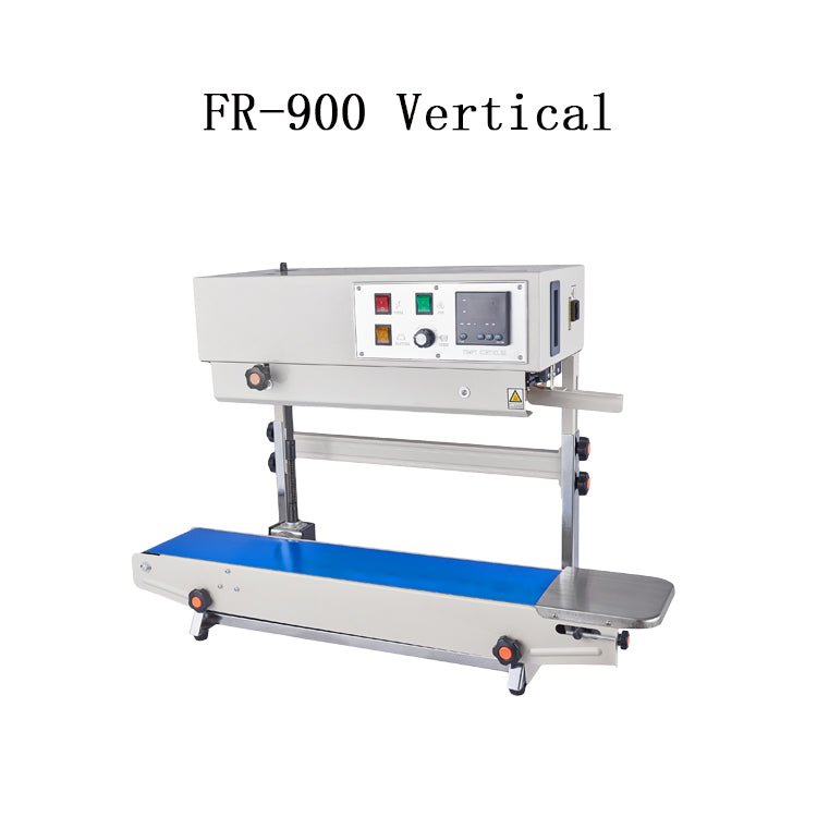 fr 900 continuous band sealer bag sealing machine ,continous band sealer plastic bags,vertical band sealer machine