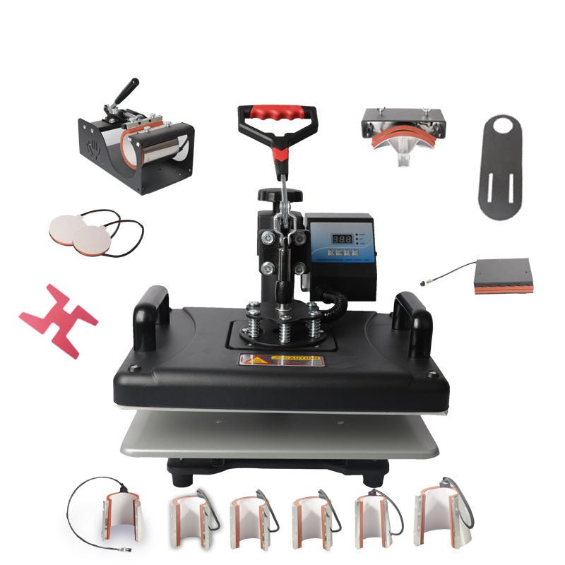 Heat Press Combo Multifunction 14 in 1 Combo Mug Press Machine Sublimation Printing Machine - CECLE Machine