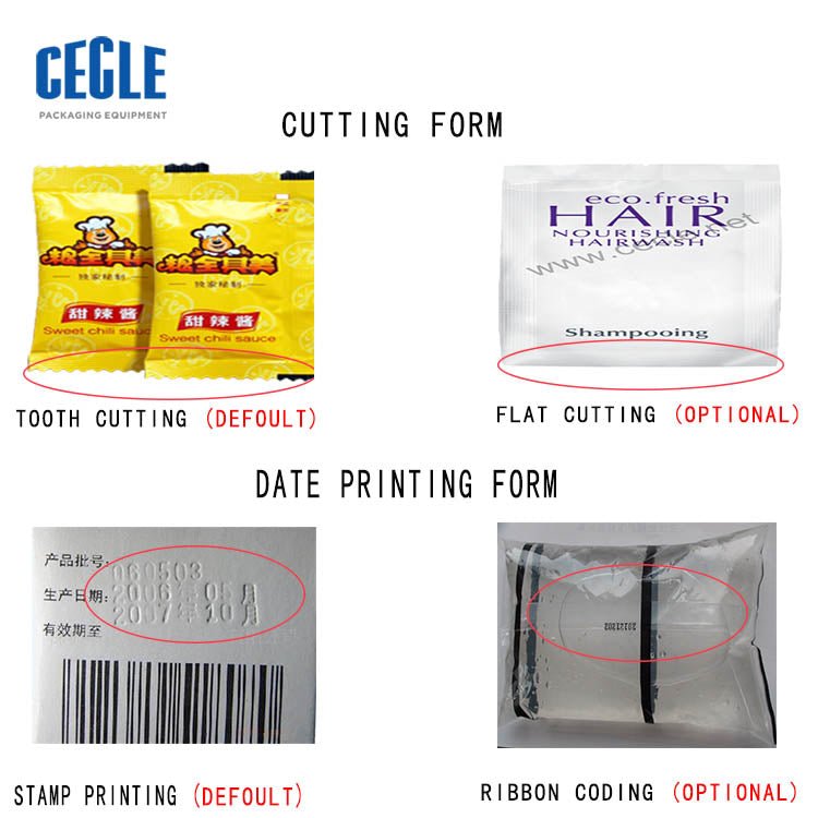 High quality Automatic Crude almonds Nut Granule sachet granule Packing Machine, VFFS pouch packaging machine - CECLE Machine