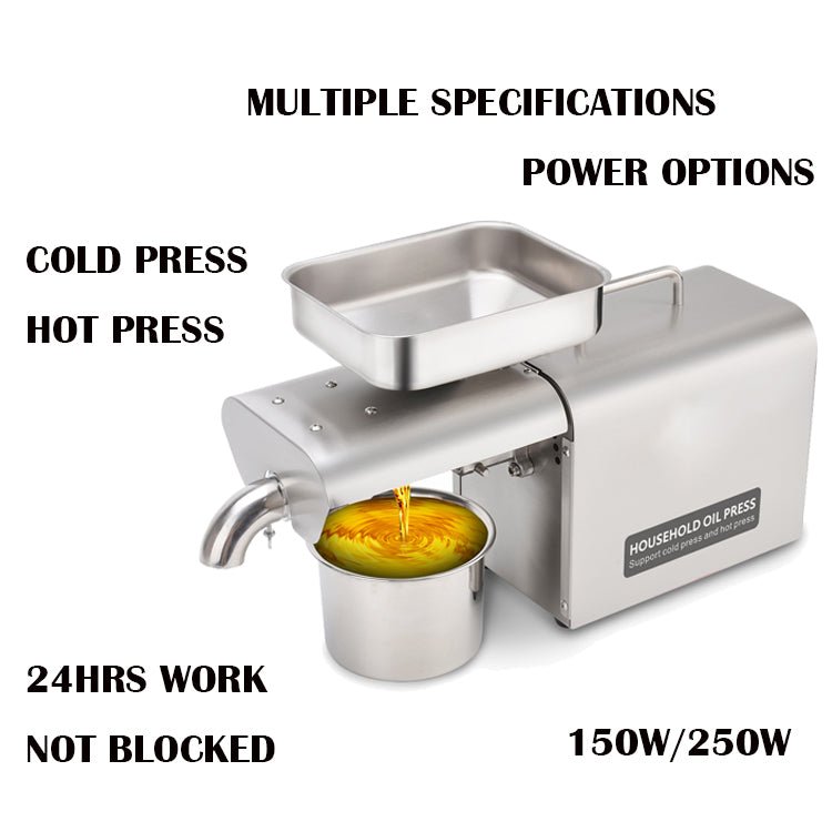 Home use mini palm sunflower olive coconut oil press machine screw household - CECLE Machine