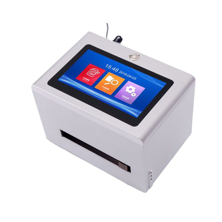 Manual spray batch inkjet coding machine printer, high speed barcode inkjet printer for metal/plastic/wood/paper