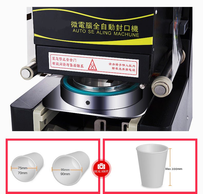 MS-100 convenient automatic milk tea sealer cup sealing machine for sale - CECLE Machine