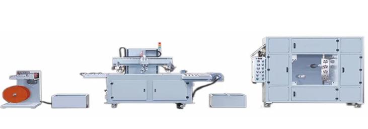 One color Automatic roll to roll screen printing machine for PVC film with drying machine - CECLE Machine