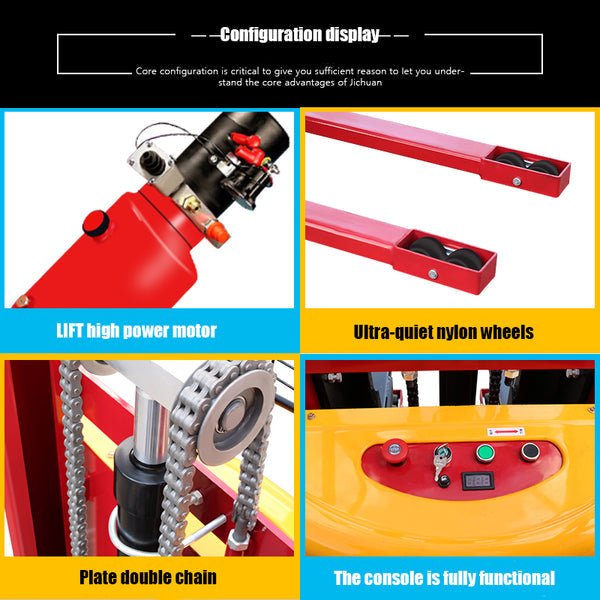 Pallet Stacker , Semi Automatic Stacker Electric Lifter Pallet Stacker - CECLE Machine