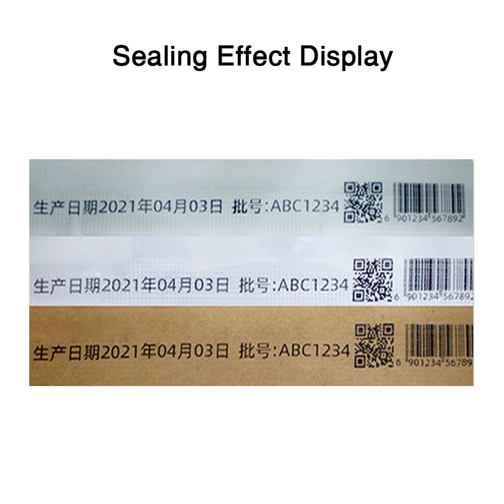 PM-1800 Continuous inkjet printing sealing machine with control panel for packaging bags - CECLE Machine