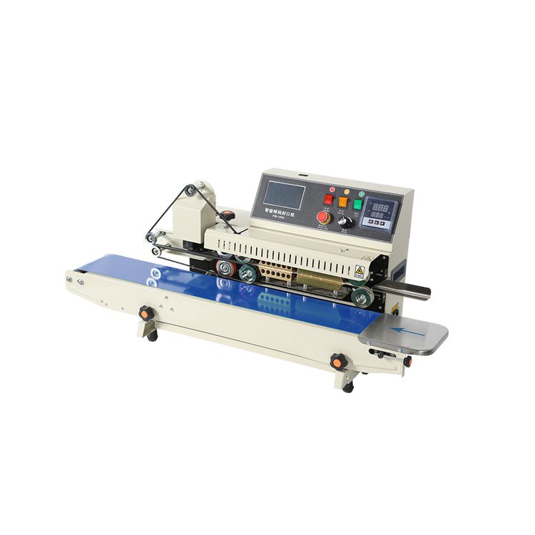PM-1800 Continuous inkjet printing sealing machine with control panel for packaging bags - CECLE Machine