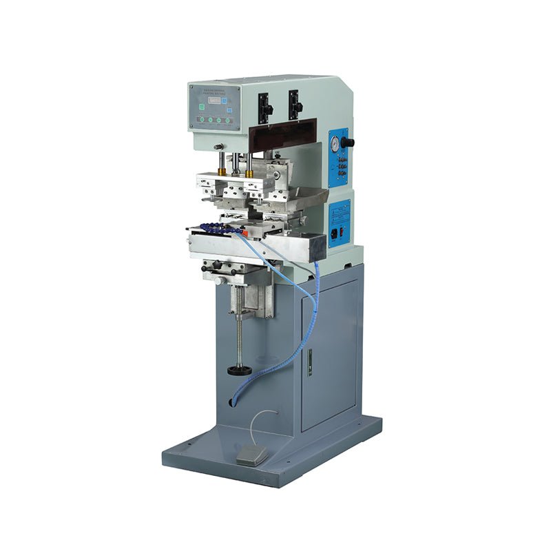 Semi-automatic Pad Printing Machine Double Color Left And Right Shuttle For bottle,Toy, Tableware And Cosmetic