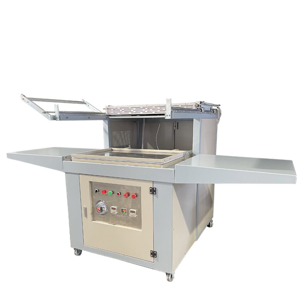 Skin Vacuum Packaging Machine Big Size Thermal PVC And PE Film Skin Packing Machine Ceramic Plate Heating For Hardware Tools