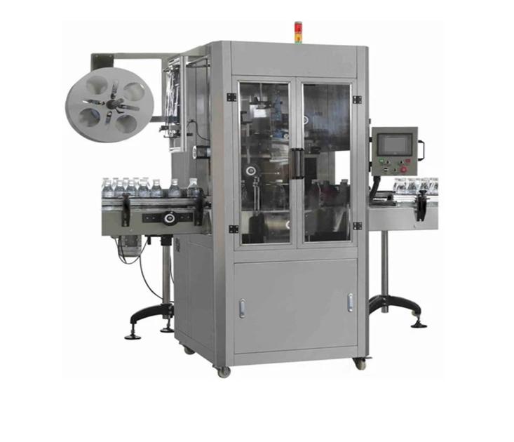 Sleeve applicator, PVC,PET bottle automatic shrink sleeve label wrapping labeling machine, bottle label shrink wrap machine