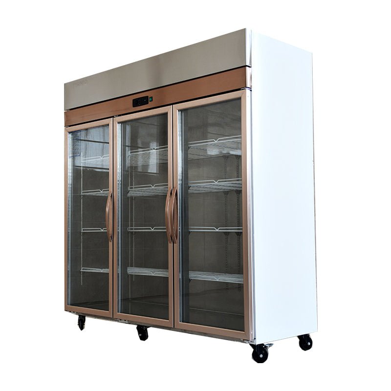 Vertical Beverage Beer Vegetable Display Freezer Glass Door Refrigerator Double Door Three Door Style Choice - CECLE Machine