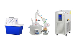 Lab Extractor Distiller 5l Short Path Unit Molecular Essential Oil Distillation Equipment