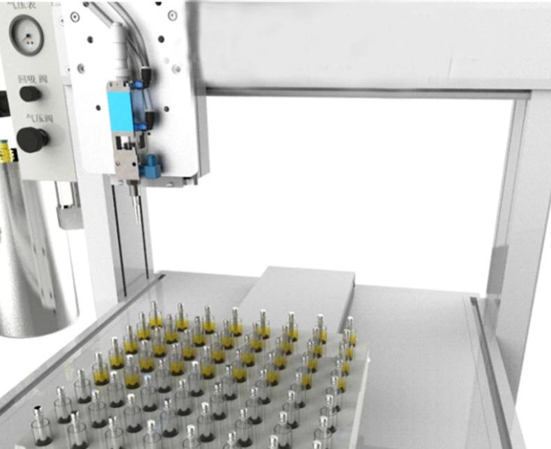 Precise automatic filling machine for nail polish