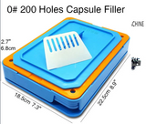 200 Holes Size 0# Capsule Filler Capsule Filling Machine